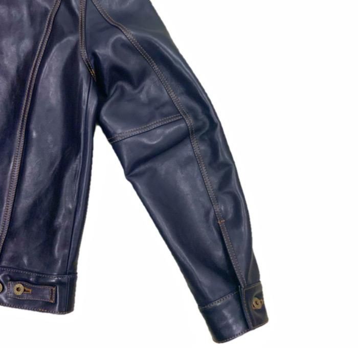 UISM レザージャケット 青 サイズ2 楽天市場】Y'2 leather INDIGO HORSE Model 60'S DENIM ZIP