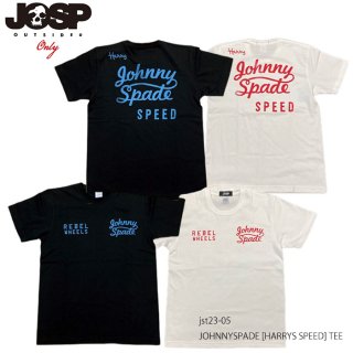 【JOHNNY SPADE/ ジョニースペード】 Tシャツ/HARRYS SPEED/JST23-05
