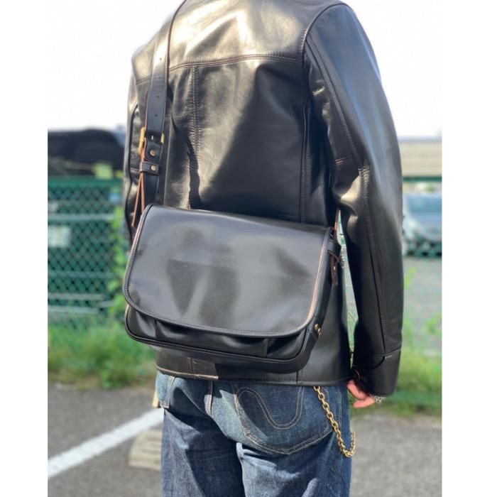 Y'2LEATHER/ワイツーレザー】 BG-10-S/ホースハイドメールバッグ Y'2LEATHER/ワイツーレザー】 BG-10-S/ホースハイドメールバッグ