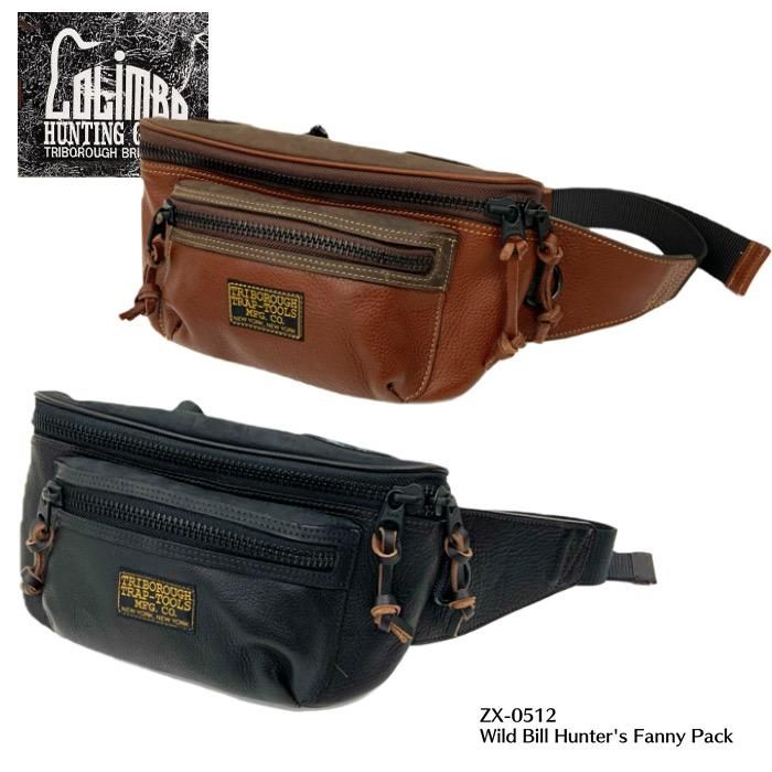 【COLIMBO/コリンボ】 ZX-0512 /Wild Bill Hunter's Fanny Pack /  ワイルドビルハンターポーチ/レザーバッグー REALDEAL仙台(リアルディール仙台)