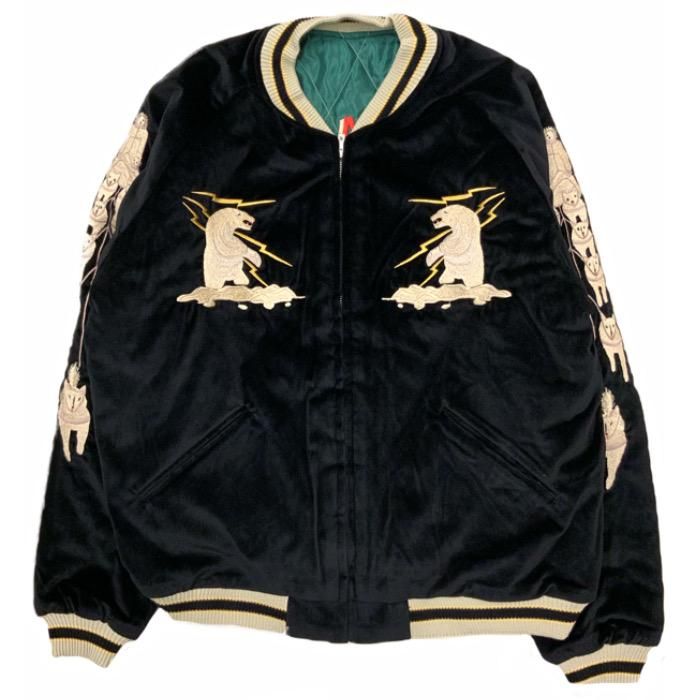 テーラー東洋 POLAR BEAR×ALASKA MAP TT15175-119 東洋スカジャン