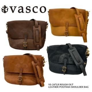 VASCO/ۥХå /ROUGH OUT LEATHER POSTMAN SHOULDER BAG/VS-247LR