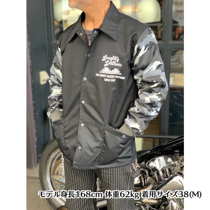 大量入荷 Langlitz Leathers ヘビーナイロンツイル ウインドブレーカー