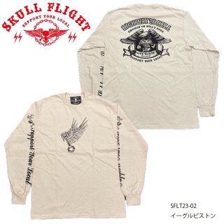 SKULL FLIGHT/ե饤ȡۥ󥰥꡼T/ԥȥSFLT23-02