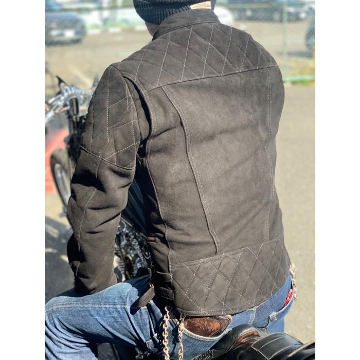 SKULL FLIGHT/スカルフライト】レザージャケット/SEMI DOUBLE RIDERS