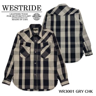 WESTRIDE/ȥ饤ɡĹµ/ WR3001 GRY CHK
