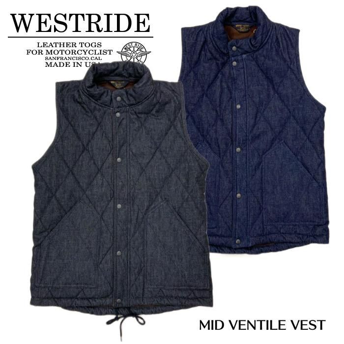 【WESTRIDE/ウエストライド】ベスト/MID VENTILE VEST　REALDEAL仙台