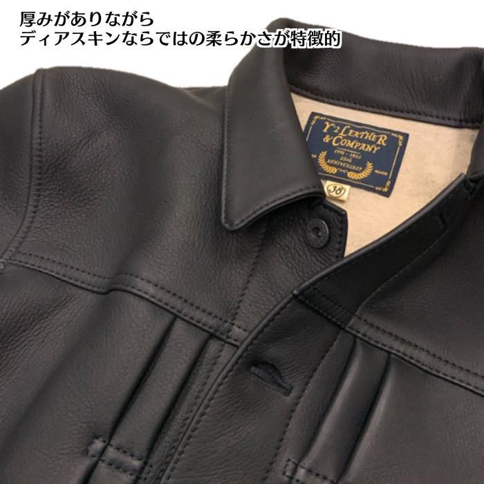 Y'2 LEATHER/ワイツーレザー】レザージャケット/ DB-140-25SP Y'2 LEATHER/ワイツーレザー】レザージャケット/ DB-140-25SP