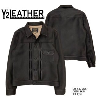 Y'2 LEATHER/磻ġ쥶ۥ쥶㥱å/ DB-140-25SP/DEER SKIN 1st Type JACKET ~ 25th Anniversary Limited ~