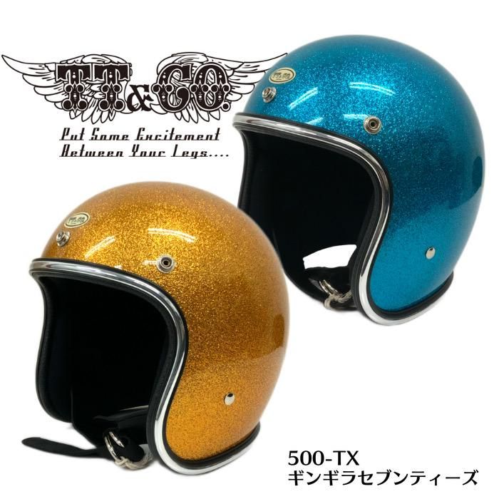 TT&CO】 500TX ジェットヘルメット GINGIRA 70
