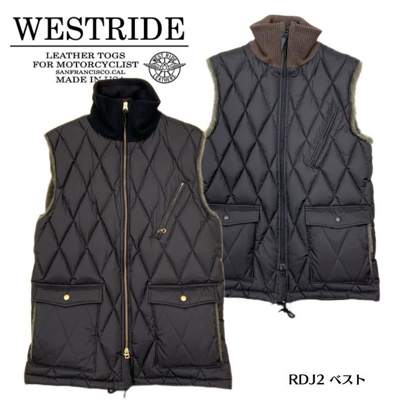 WEST RIDE/ウエストライド】冬用ベスト/ALL NEW RACING DOWN WEST RIDE/ウエストライド】冬用ベスト/ALL NEW RACING DOWN