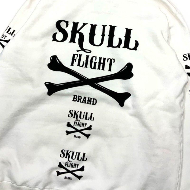 SKULL FLIGHT/スカルフライト】プルオーバー/ Cross Bone：SFPH24-004