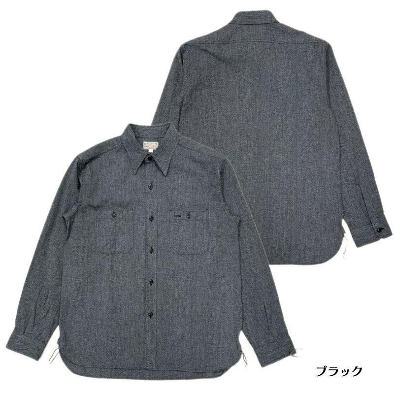 Buzz Rickson's バズリクソンズ】長袖シャツ/COTTON COVERT WORK