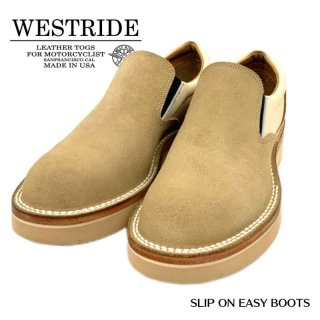 WESTRIDE/ȥ饤ɡۥåݥ/SLIP ON EASY BOOTS TAN RO