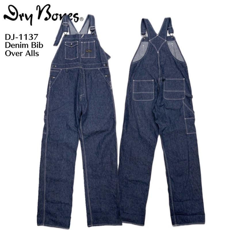 Dry Bones/ドライボーンズ/ボトム/Denim Bib Over Alls/DJ-1137 Dry Bones/ドライボーンズ/ボトム/Denim Bib Over Alls/DJ-1137