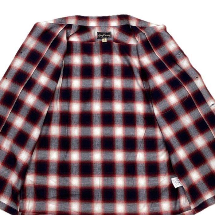 Dry Bones/ドライボーンズシャツ /Ombre Check Open Shirt