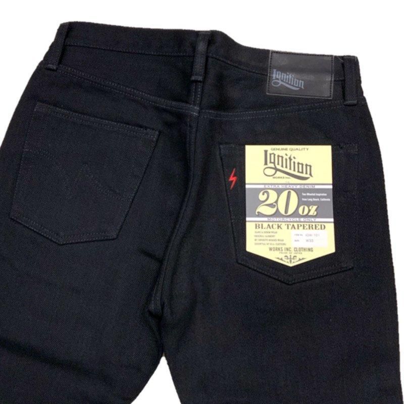 IRON HEART / アイアンハート】 ボトム/Ignition Black Tapered Jeans