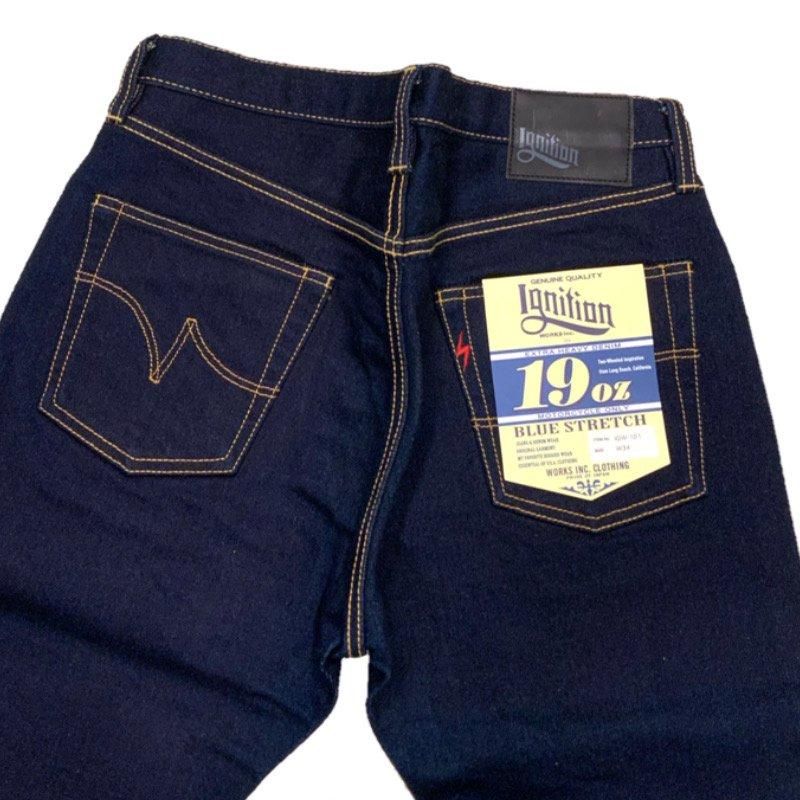 Iron Heart 888s-18 Vintage Denim Jeans - High Rise Straight