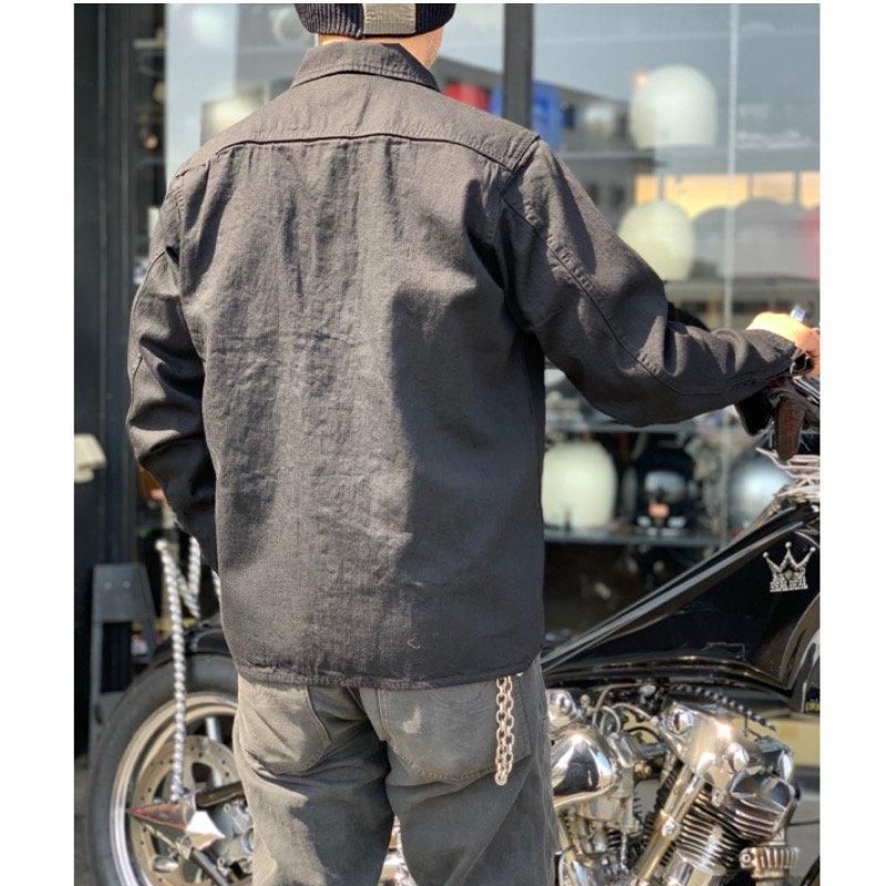 Wraps ジャングルシャツ　ブラック オープンカラーレースシャツ｜メンズファッション通販 MEN'S