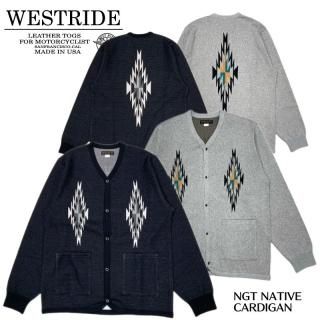 WEST RIDE/ȥ饤ɡۥ˥å/NGT NATIVE CARDIGAN/AKS2302-2