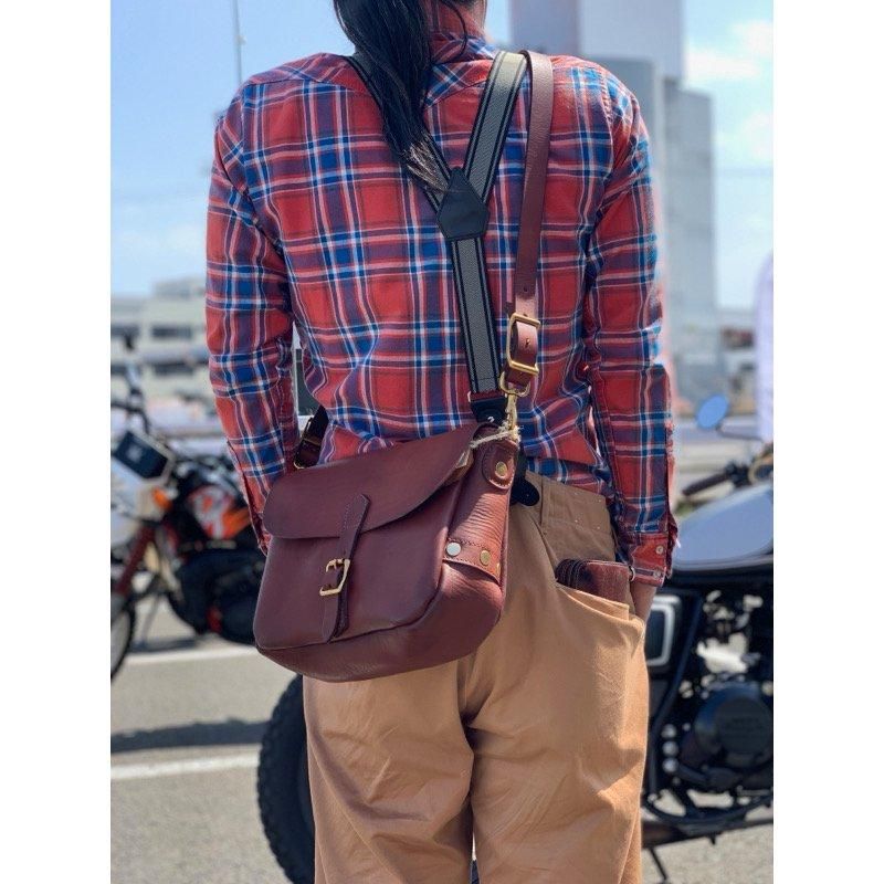 VASCO/ヴァスコ】バッグ /LEATHER POSTMAN SHOULDER BAG -SMALL