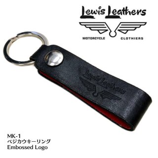 Lewis Leathers/륤쥶LEATHER KEY HOLDER MK-1 VEGE COWEMBOSSED LOGO
