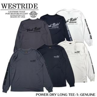 WESTRIDE/ȥ饤ɡۥT/POWER DRY LONG TEE-1: GENUINE