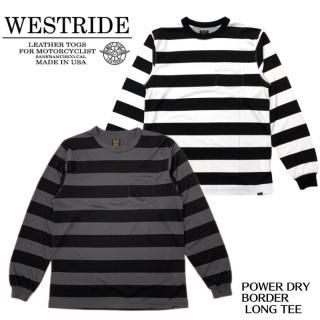 WESTRIDE/ȥ饤ɡۥT/POWER DRY BORDER LONG TEE