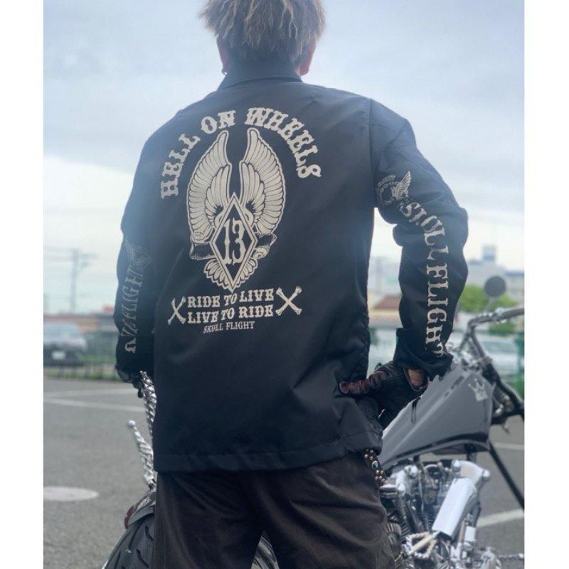 SKULL FLIGHT/スカルフライト】ライダースコーチジャケット