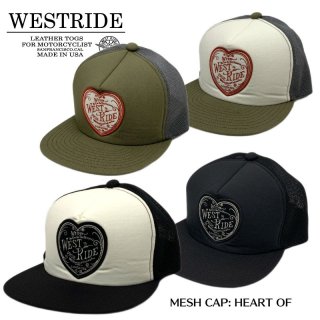 WESTRIDE/ȥ饤ɡMESH CAP: HEART OF