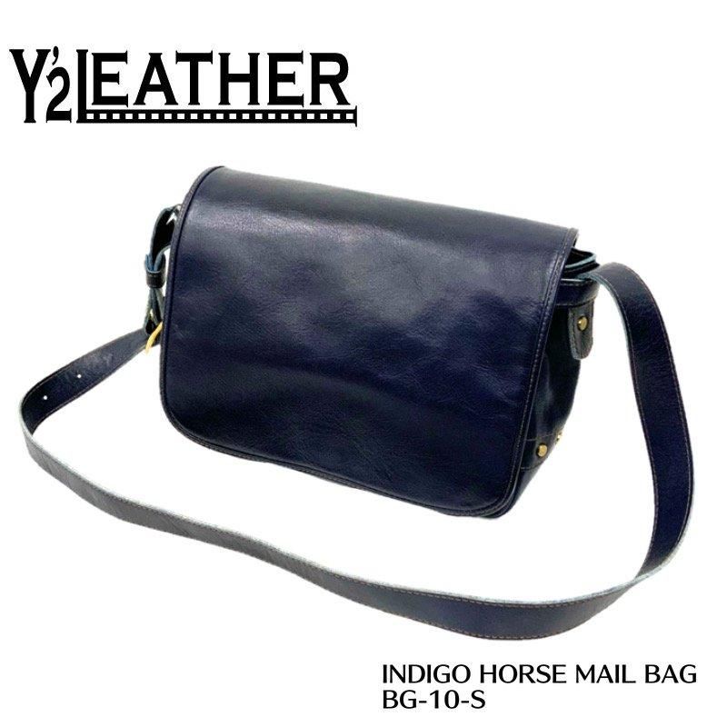 Y'2LEATHER/ワイツーレザー】 BG-10-S/インディゴホースメール Y'2LEATHER/ワイツーレザー】 BG-10-S/インディゴホースメール
