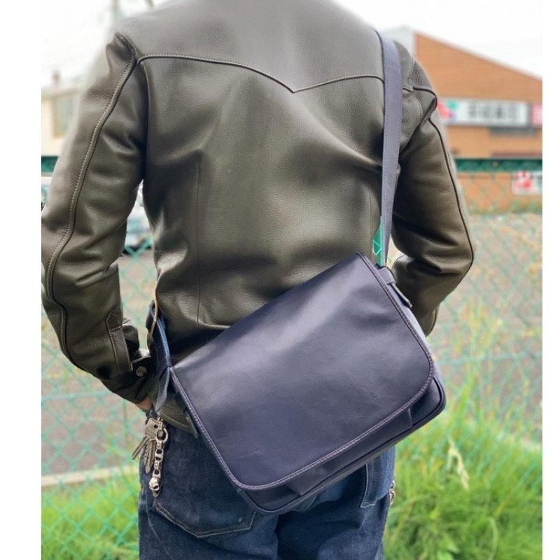 Y'2LEATHER/ワイツーレザー】 BG-10-S/インディゴホースメール Y'2LEATHER/ワイツーレザー】 BG-10-S/インディゴホースメール