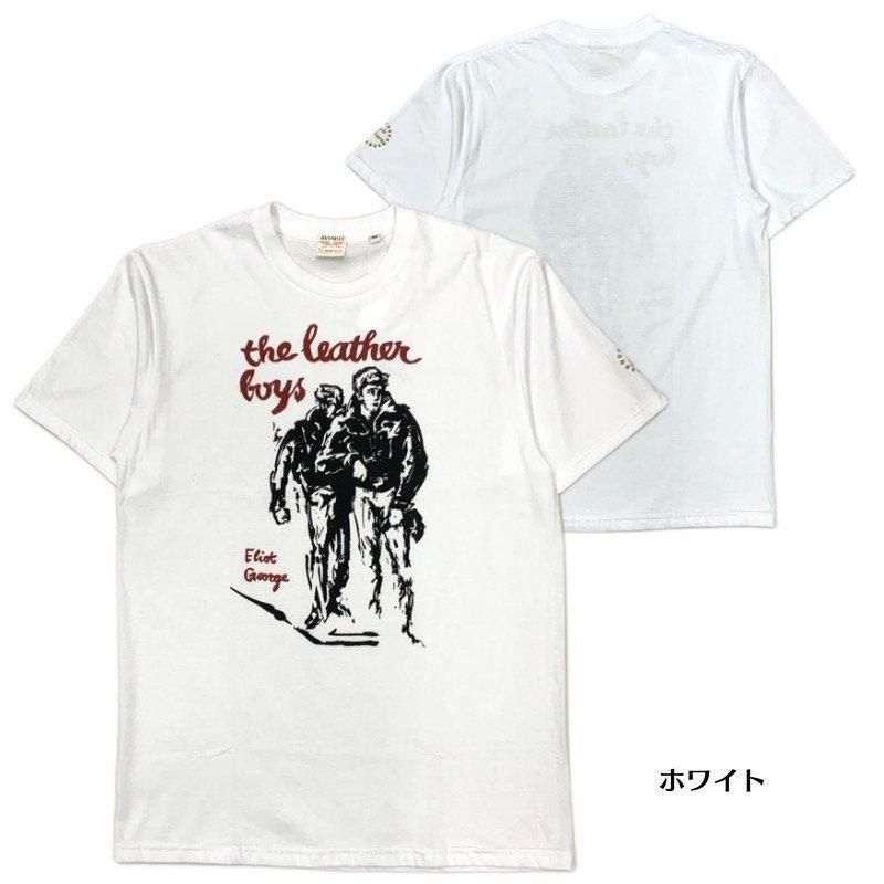 Lewis Leathers/ルイスレザーズ】Tシャツ/ Leather Boys Front of Book