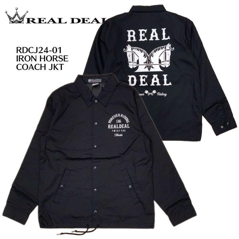 REALDEAL/リアルディール】コーチジャケット/IRON HORSE/ RDCJ24-01