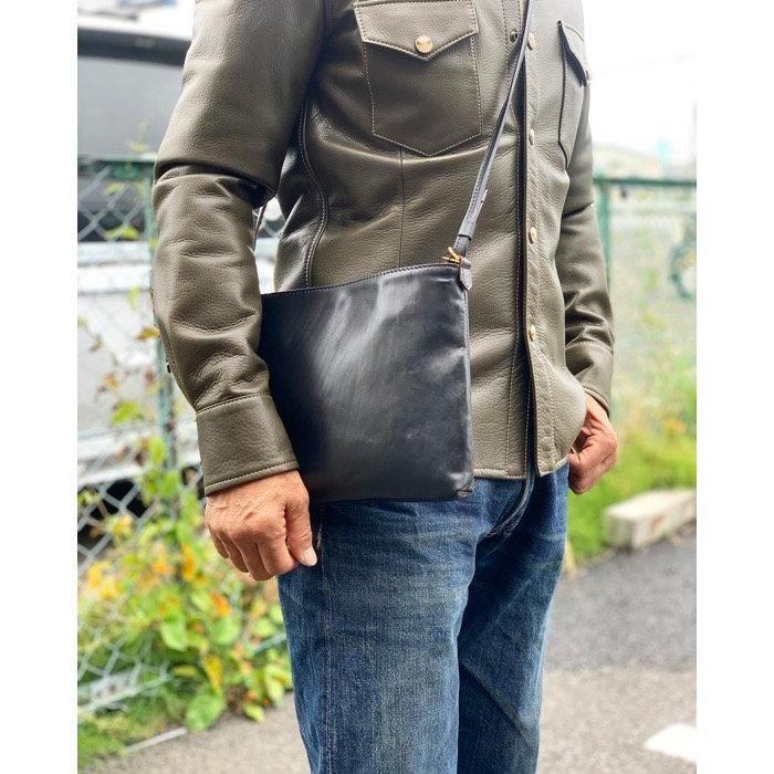 Y'2LEATHER/ワイツーレザー】 レザーサコッシュバッグ BG-18 Y'2LEATHER/ワイツーレザー】 レザーサコッシュバッグ BG-18