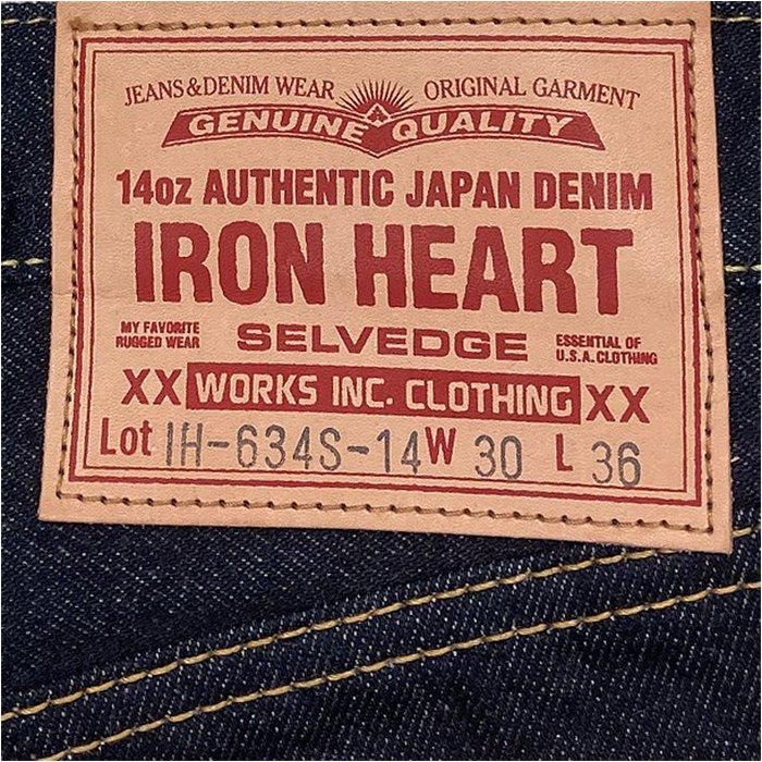 IRON HEART / アイアンハート】ボトム/634S-14 140zセルビッチ IRON HEART / アイアンハート】ボトム/634S-14 140zセルビッチ