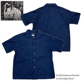 COLIMBO/ܡȾµ /ZZ-0303 Piedmont Play Shirt S/S 8oz Indigo Denim ԡɥ ץ쥤 
