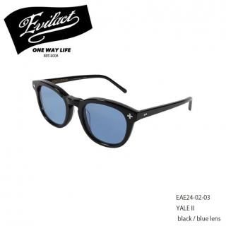 EVIL ACT/֥륢ȡۥ󥰥饹/ EAE24-02-03/YALE/black / blue lens