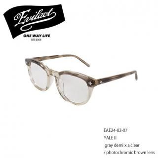 EVIL ACT/֥륢ȡۥ󥰥饹/ EAE24-02-07/YALE/ gray demi x a.clear / photochromic brown lens