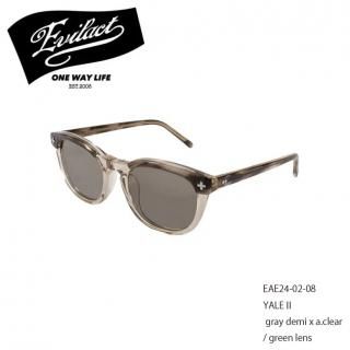 EVIL ACT/֥륢ȡۥ󥰥饹/ EAE24-02-08/YALE/gray demi x a.clear / green lens