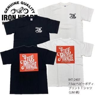 IRON HEART / ϡȡT/I-2407 7.5ozإӡܥǥץTġLIM