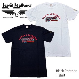 Lewis Leathers/륤쥶T/Black Panther T shirt