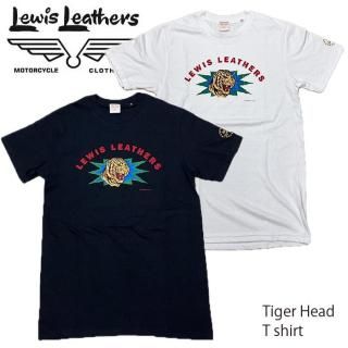 Lewis Leathers/륤쥶T/Tiger Head T shirt 