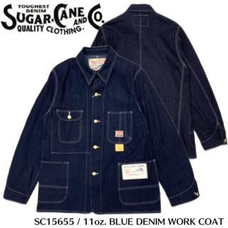 SUGAR CANE/奬ۥ㥱å/SC15655 / 11oz. BLUE DENIM WORK COAT