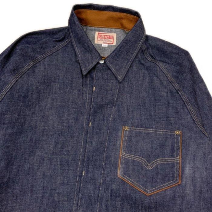 デラックスウエア 長袖シャツ DELUXEWARE 7640 40s DENIM SHIRT