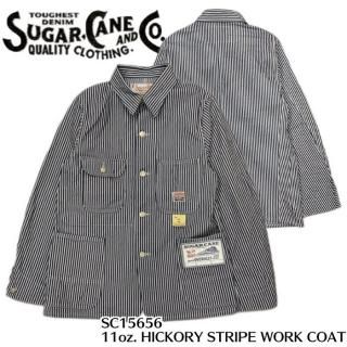 SUGAR CANE/奬ۥ㥱å/SC15656 / 11oz. HICKORY STRIPE WORK COAT