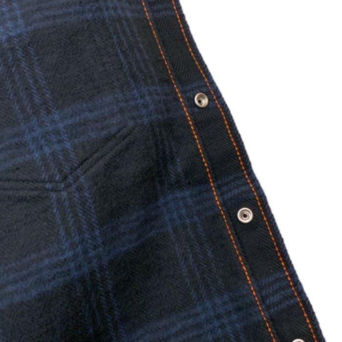 デラックスウエア ダックシャツ　グラッドハンド アイアンハート ウエストライド WWO きれいめポンチのタックテーパード(レディース・丈長め