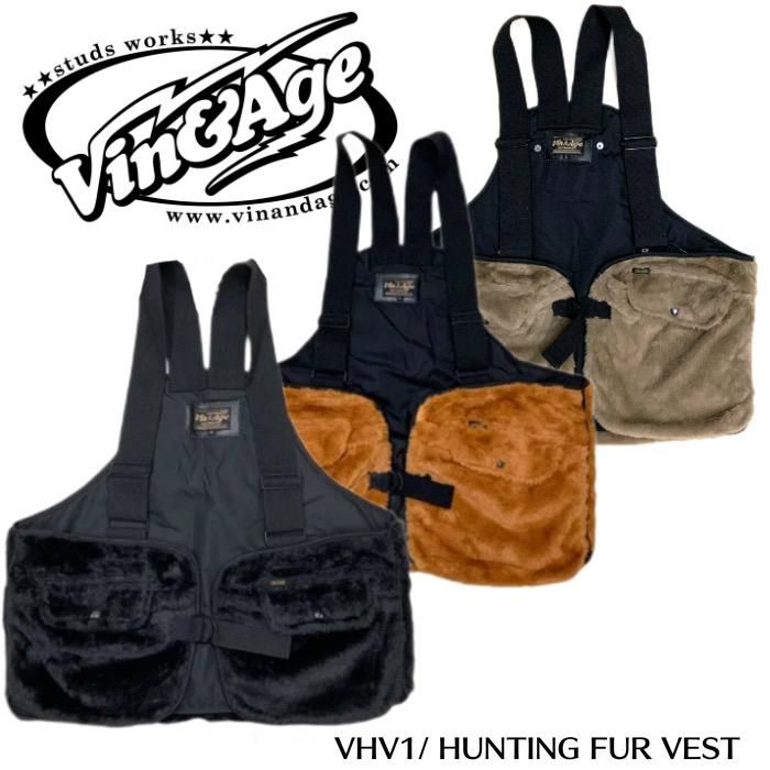 Vin&Age/ヴィンアンドエイジ】ベスト/ VHV1/ HUNTING FUR VEST