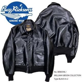 Buzz Rickson's Хꥯ󥺡ۥ쥶㥱å/ No. BR80596 / WILLIAM GIBSON COLLECTION Type BLACK A-2