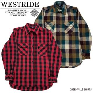 WEST RIDE/ȥ饤ɡۥ/GREENVILLE SHIRTS MBF2412